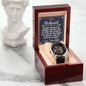 To My Husband - Watch Gift for Husband w/ Meaningful Message Card