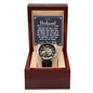 To My Husband - Watch Gift for Husband w/ Meaningful Message Card