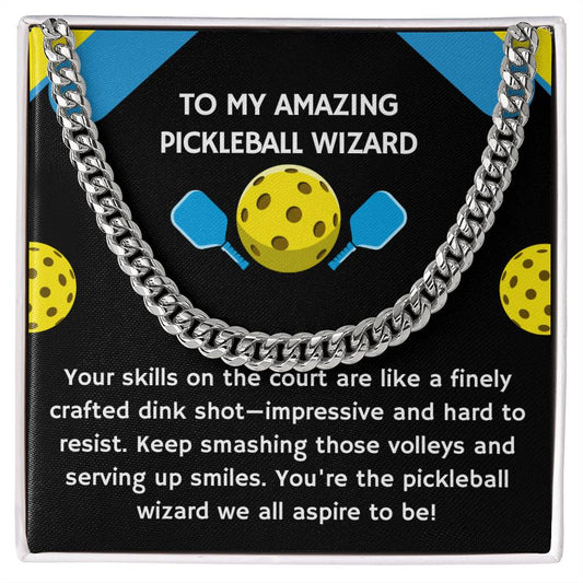 To My Pickleball Wizard, Pickleball gift for him, Pickleball boyfriend birthday gift, Pickle ball lover